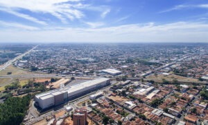 vista área do Praça Nova Araçatuba