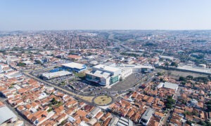 Vista área do Boulevard Shopping Bauru