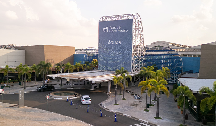 Fachada do Parque Dom Pedro