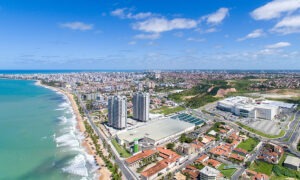 Vista aérea do Parque Shopping Maceió