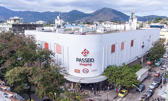 Fachada do Passeio Shopping