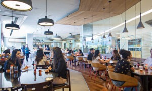 área gourmet do shopping leblon