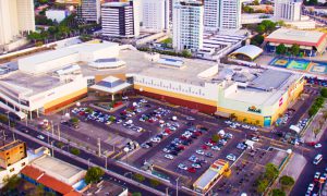 Vista aérea do Cariri Shopping
