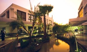 Área externa do Shopping Tamboré