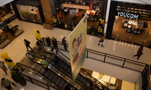 Escada rolante Metrô Santa Cruz