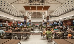 Praça de alimentação Shopping Campo Grande