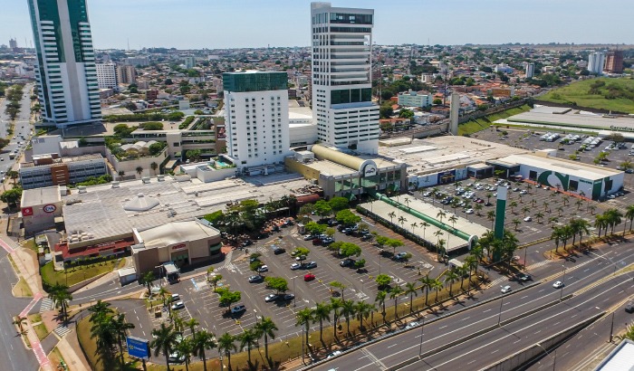 Fachada do Center Shopping Uberlândia